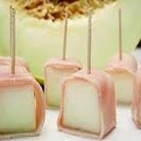 Aperitivo de Melão com Presunto