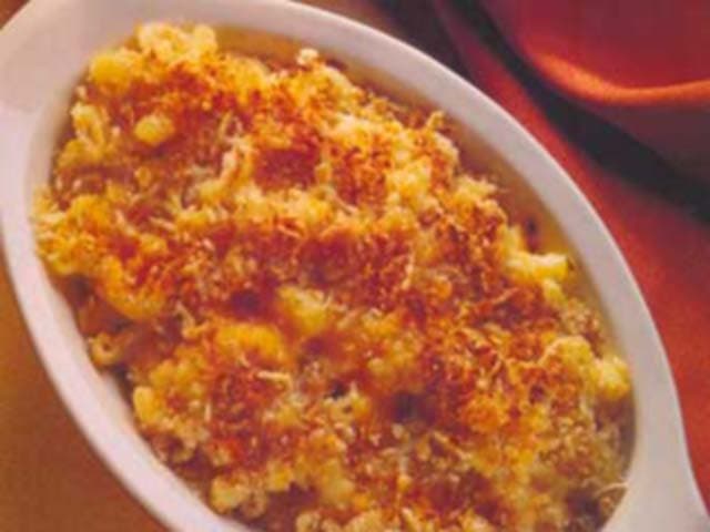 Macarrão com Três Queijos