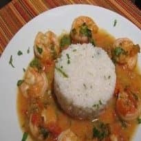 Arroz de Coco e Camarão