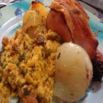 Frango Assado com Farofa