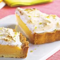 Torta-merengue de limão e laranja