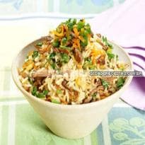 Arroz com Sobras de Carne