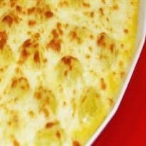 Batata bolinha com molho cremoso