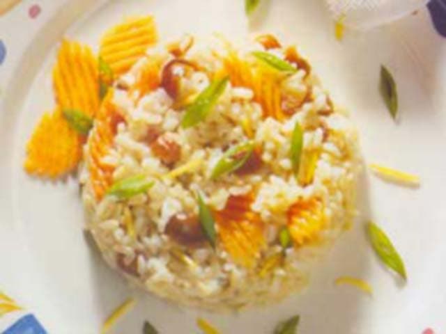 Arroz Integral à Grega com Tâmaras e Cenouras