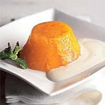 Gelatina de tangerina com creme zabaione