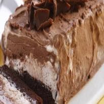 Gelado de Brownie e Sorvete