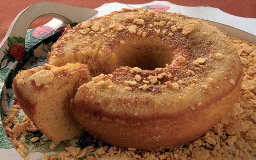 Bolo Mineiro de Farinha de Milho