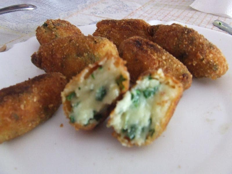 Croquetes de Espinafre com Queijo