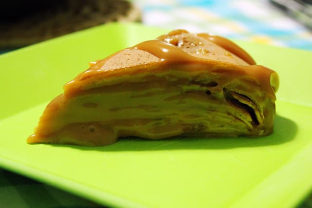 Torta de Panquecas com Doce de Leite