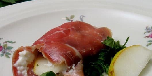 Presunto de Parma com Pera