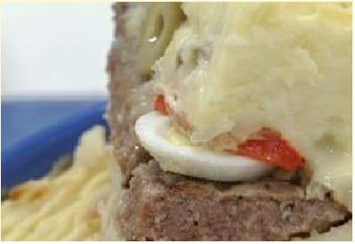 Escondidinho de hambúrguer