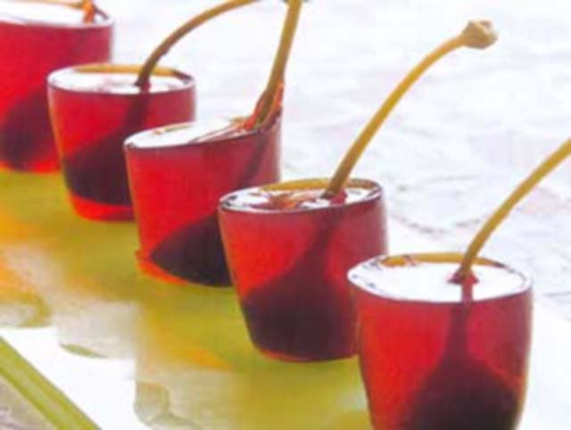 Coquetel Negroni em Gelatina