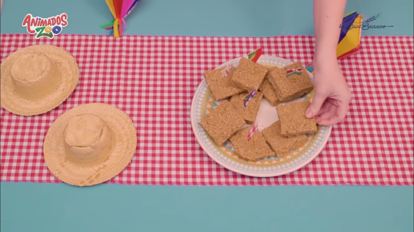 Paçoquinha Caseira Animados Zoo