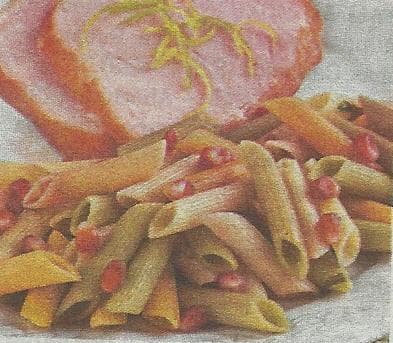 Penne Tricolor ao Molho de Romã