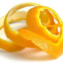 Salada de batata com casca de laranja