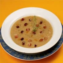 Caldo de Feijão Branco com Bacon