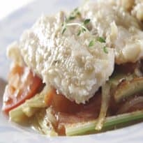 Bacalhau com Erva-doce e Tomate