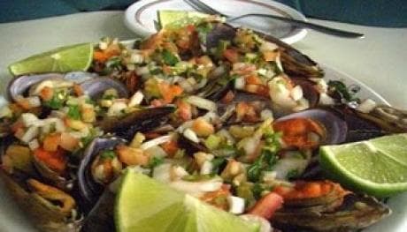 Mexilhões a vinagrete