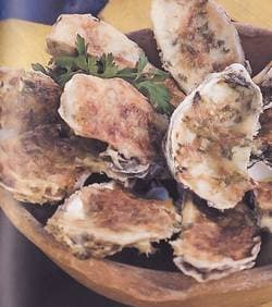 Ostras gratinadas