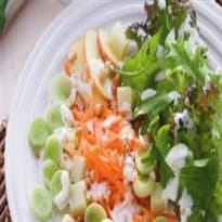 Salada de alho poró