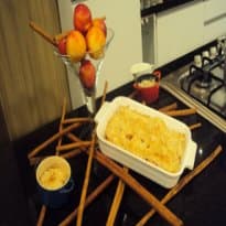 Pêssegos Crocantes do Edu Guedes