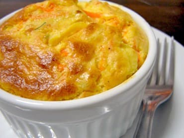 Suflê de Frango com Queijo