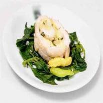 Peixe recheado com ovo