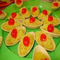 Barquetes de Quindim para coquetel