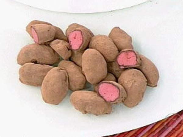 Trufa de Gelatina e Morango