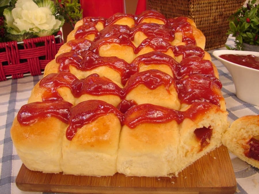 Pão Pizza de Bolinha