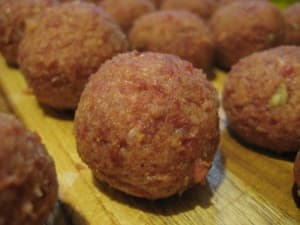 Almôndegas de Aproveitamentos