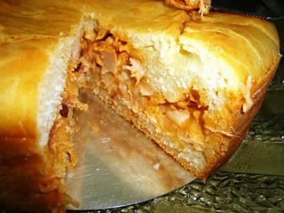 Torta Salgada com Fécula de Batata