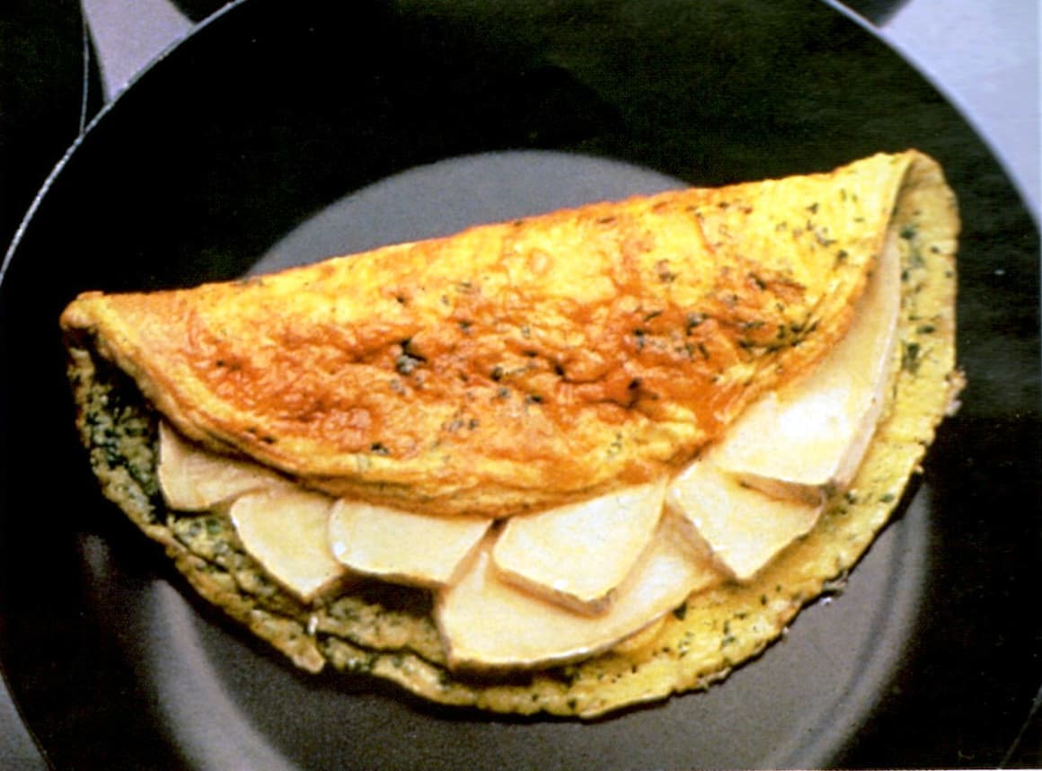 Omelete com Queijo Brie