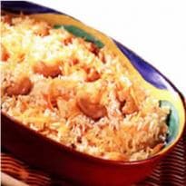 Arroz com Cenoura e Castanha