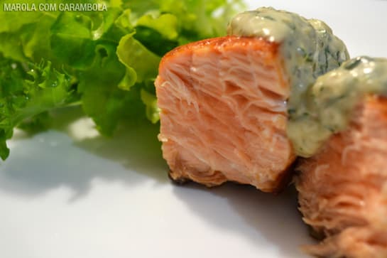 Salmão com Molho Tártaro