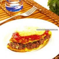 Omelete à Parmegiana