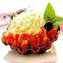 Concha de bacalhau e batata