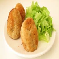 Almondegas de bacalhau com batata doce