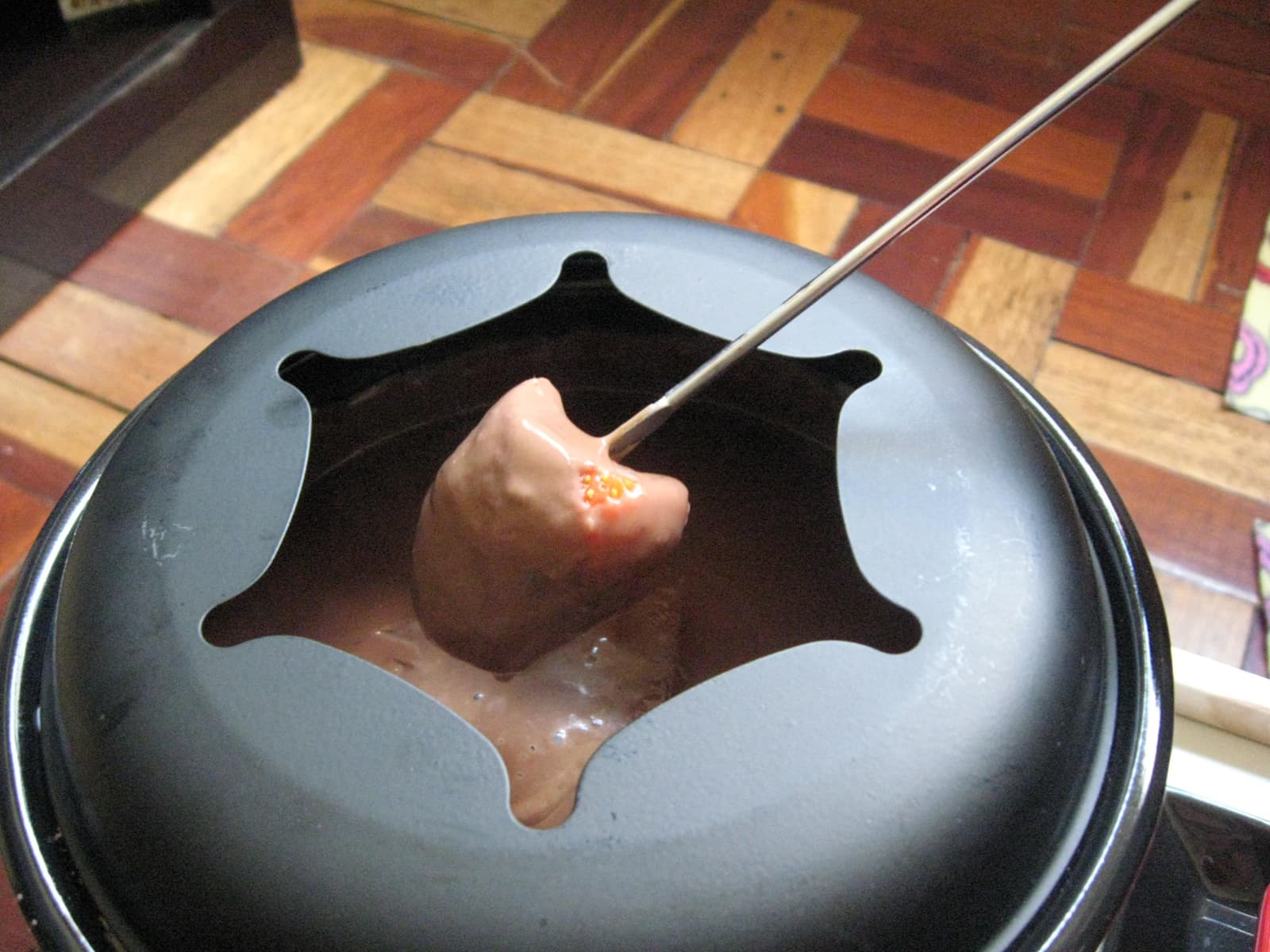 Fondue de chocolate Temperos e Desesperos