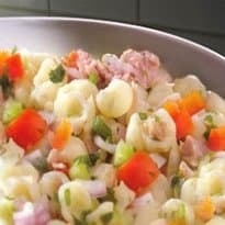 Salada de atum e pimentão