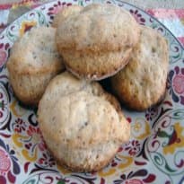Scones fofinhos com linhaça