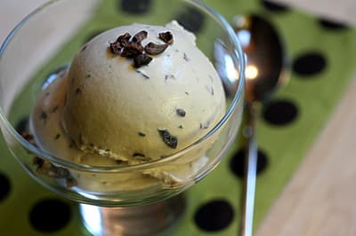 Sorvete de Menta com Chocolate