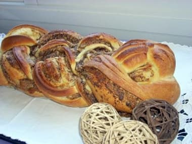 Pão Trança de Avelã