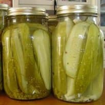 Conserva de Picles de pepino com endro