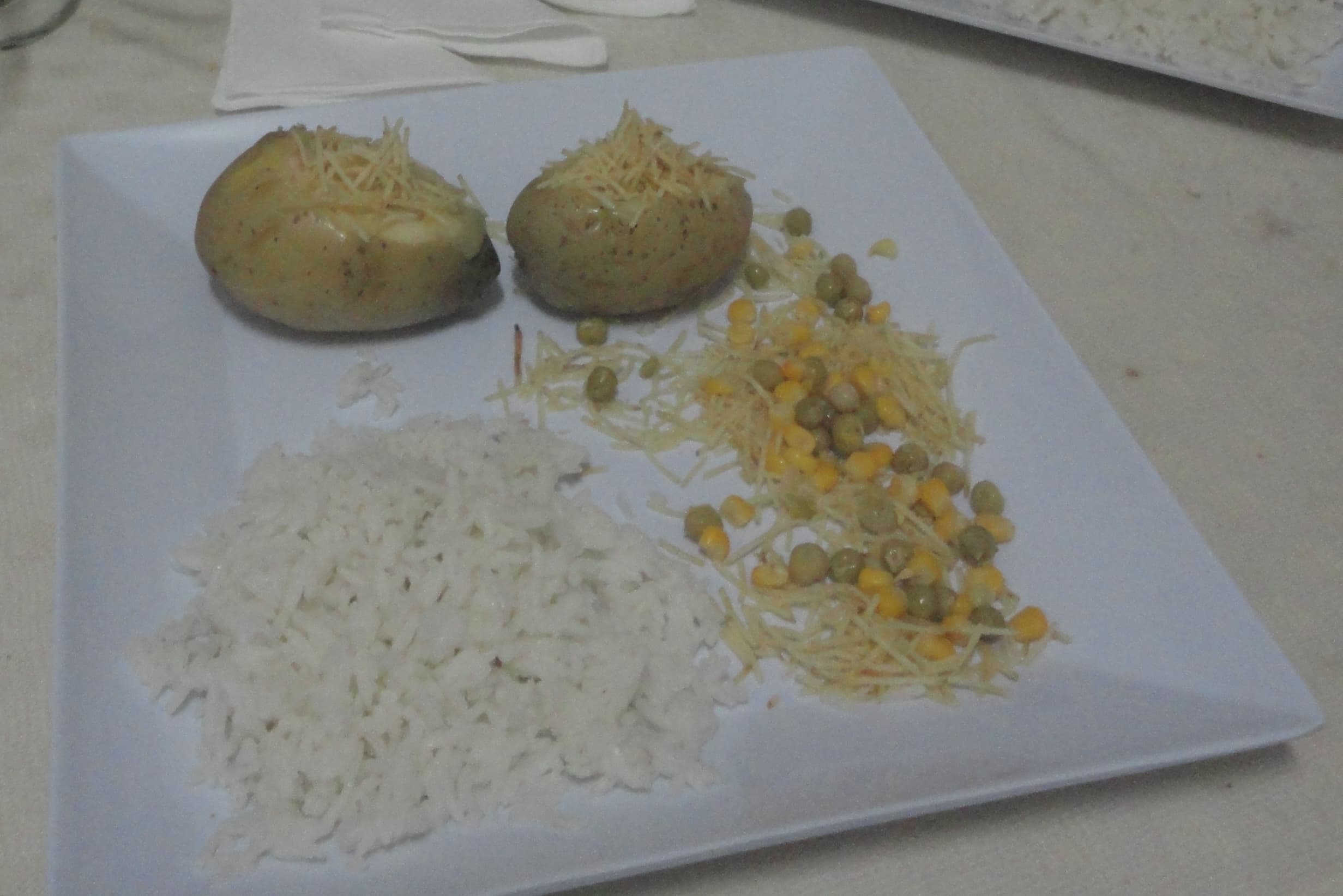 Batata Recheada com Frango