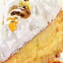 Bolo musse de maracujá