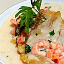 Peixe com Molho de Camarão