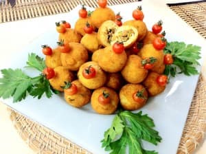 Bolinhos de Arroz Recheados