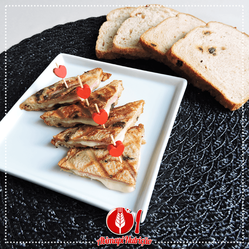 Rabanada de Presunto e Queijo