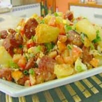 Batatas com Linguiça